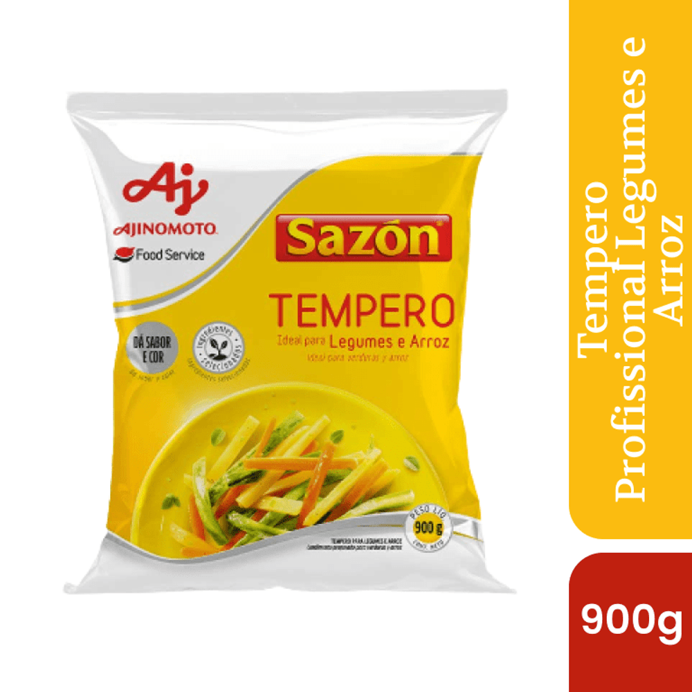 Tempero Em Pó Sazón® Para Legumes 40G. - Loja Ajinomoto